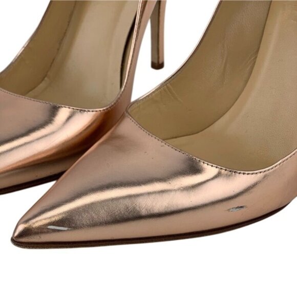 Kate Spade New York Metallic Rose Gold Stiletto Pumps Size 8 B - Picture 7 of 7